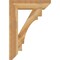 Ekena Millwork Merced Slat Rough Sawn Bracket, Western Red Cedar, 6"W x 28"D x 40"H BKT06X28X40MRC06RWR - alternate 2